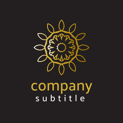 Fototapeta premium logo ornament with premium design