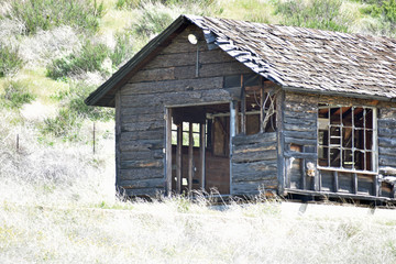 Old Split Log Home