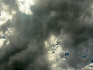 Blue Sky with clouds in Brazil