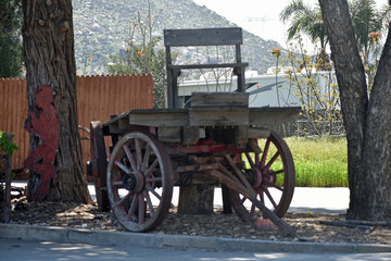 Fototapeta na wymiar Old Western Wagon