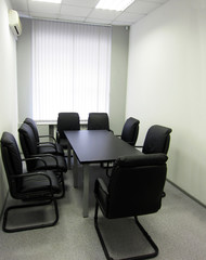 Office interior in a modern style.     