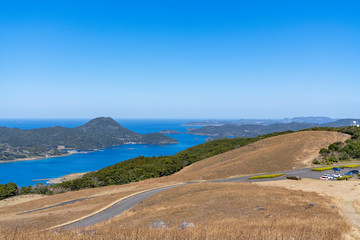 [長崎県]川内峠からの風景（平戸島）