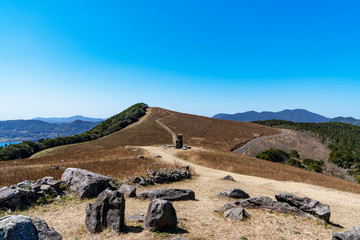 [長崎県]川内峠からの風景（平戸島）