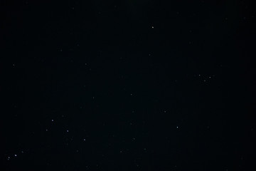 Blue Sky with stars and clouds