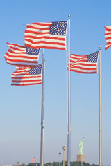 American Flags, Liberty Park, New Jersey
