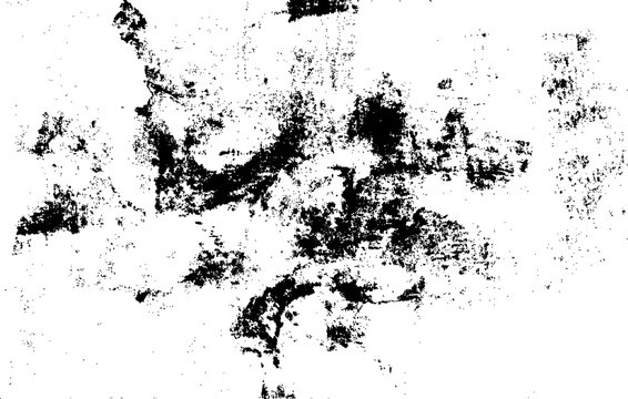 Grunge Ink Vector Texture On Paper Black Print 9