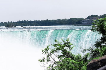 Niagara falls in summer 
