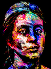 Abstract Female Portrait