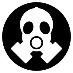 Gas mask icon.
