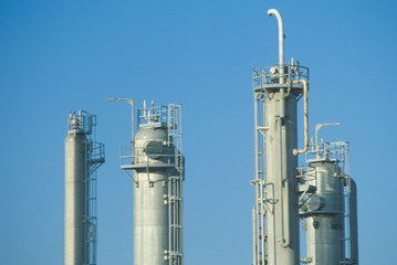The top of a chemicals and plastics plant in Delaware
