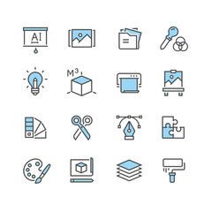 Web and graphic design icons
