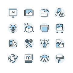 Web and graphic design icons
