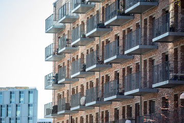 Obraz premium colorful houses in copenhagen