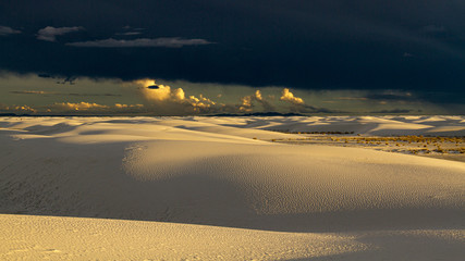 Sunset over the dunes