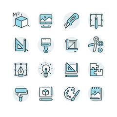 Web and graphic design icons