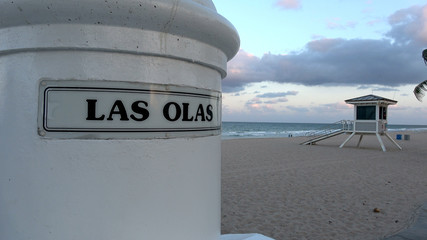Las Olas Beach at Fort Lauderdale