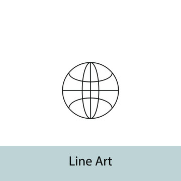 Browser Line Art Icon