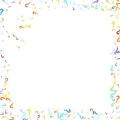 Question marks Quiz doubt survey faq public poll.