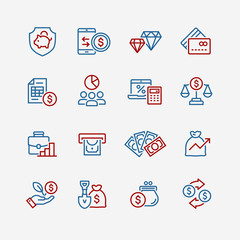 business and marketing icons set
