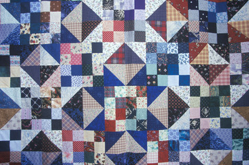 Close-up of sea island quilt pattern, Beaufort, SC