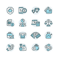 business and marketing icons set
