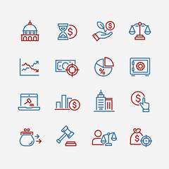 business and marketing icons set
