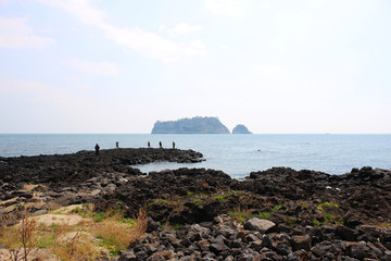 Beom Island - Jeju Olle Trail Route 7 : Beautiful Scenery of Jeju Island, Korea
