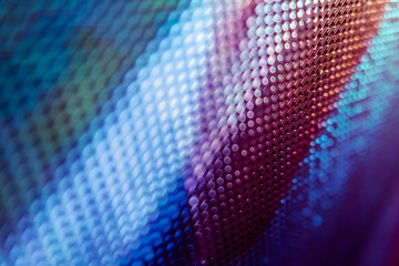 CloseUp LED blurred screen. LED soft focus background. abstract background ideal for design.