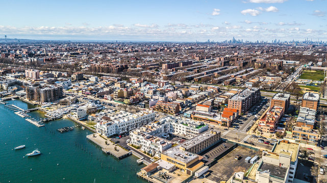 Aerial Images of Sheepshead Bay Brooklyn