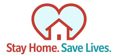 Covid-19 Coronavirus Stay Home Save Lives Social Distancing vector graphic