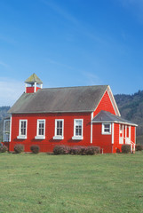 Obraz premium One room schoolhouse, Northern CA