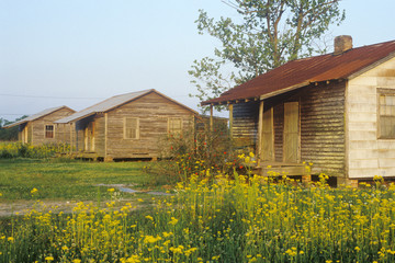 Wooden house slaves quarters, Thibodaux, LA