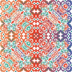 Decorative color ceramic talavera tiles.