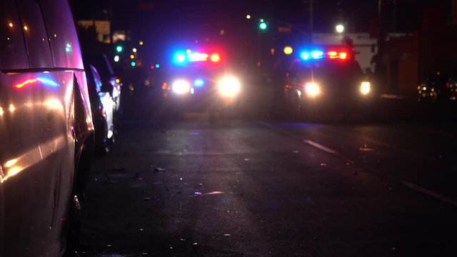 Police Department On scene 4k