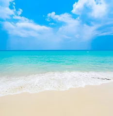 Zelfklevend Fotobehang Het schone en mooie witte strand van Zuid-Thailand © Photo Gallery