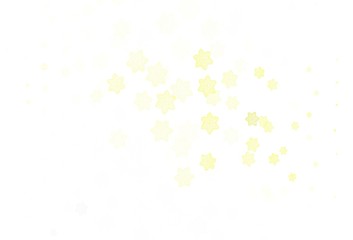 Light Yellow vector elegant template with flowers.