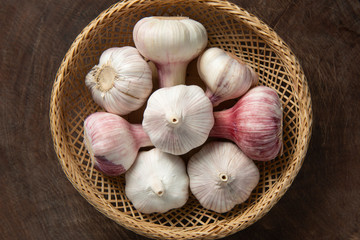 
A bunch of nutritious cooking ingredients garlic
