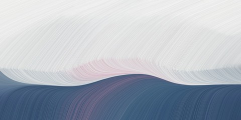 Fototapeta premium graphic design background with contemporary waves design with teal blue, light gray and slate gray color. can be used as card, wallpaper or background texture