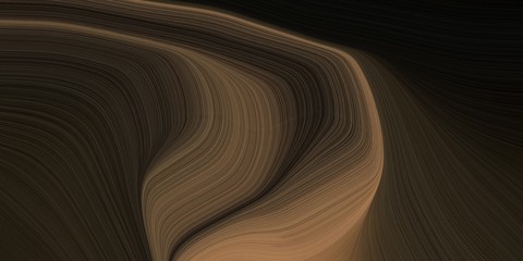 graphic design background with contemporary waves illustration with very dark green, pastel brown and old mauve color. can be used as card, wallpaper or background texture