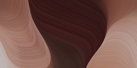 graphic design background with curvy background design with gray gray, pastel brown and very dark pink color. can be used as card, wallpaper or background texture