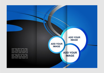 Brochure design template abstract 
