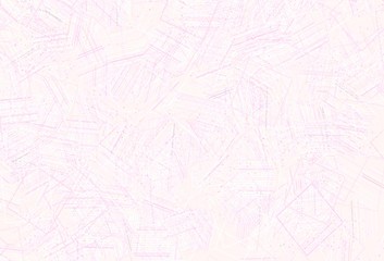 Light Pink, Yellow vector texture with poly style with circles, cubes.