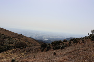 竜ヶ岳　日本　景色　山