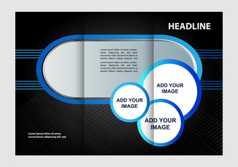 Brochure design template abstract 

