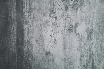 Blank grunge of old concrete wall white and grey color tone texture.