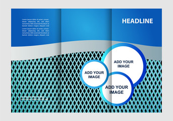 Brochure design template abstract 
