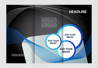 Brochure design template abstract 
