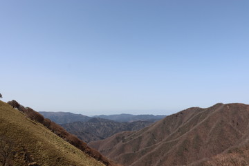竜ヶ岳を登山した時の景色