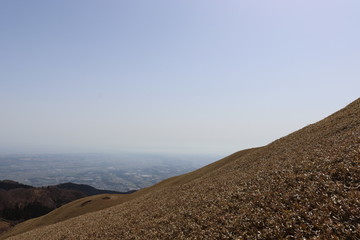 竜ヶ岳を登山した時の景色