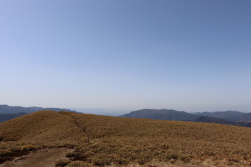 竜ヶ岳を登山した時の景色